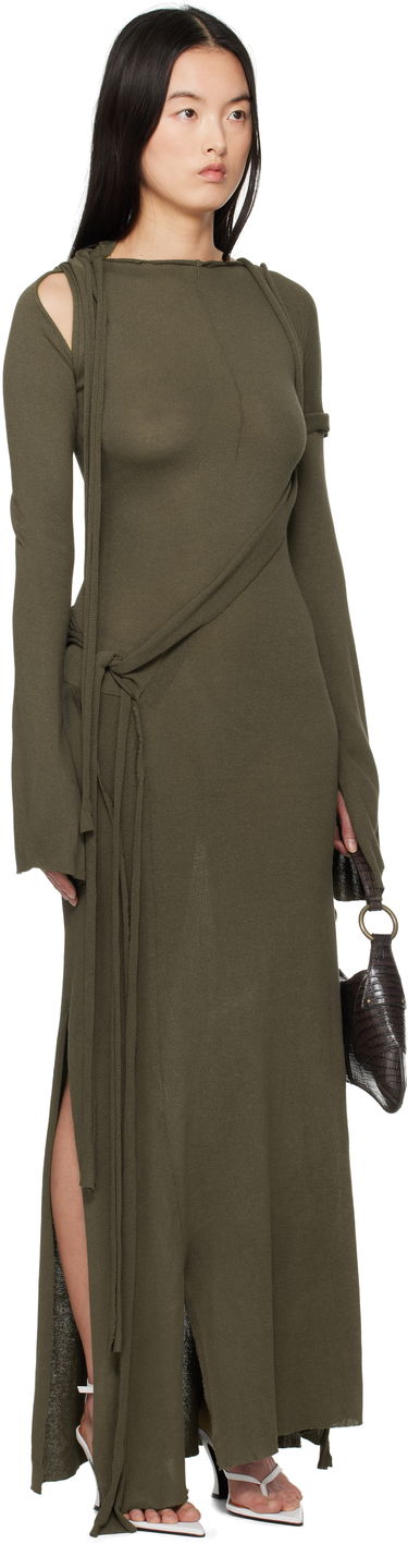 Kjole Ottolinger Ottolinger Deconstructed Long Sleeve Maxi Dress Grøn | 10550050601, 1