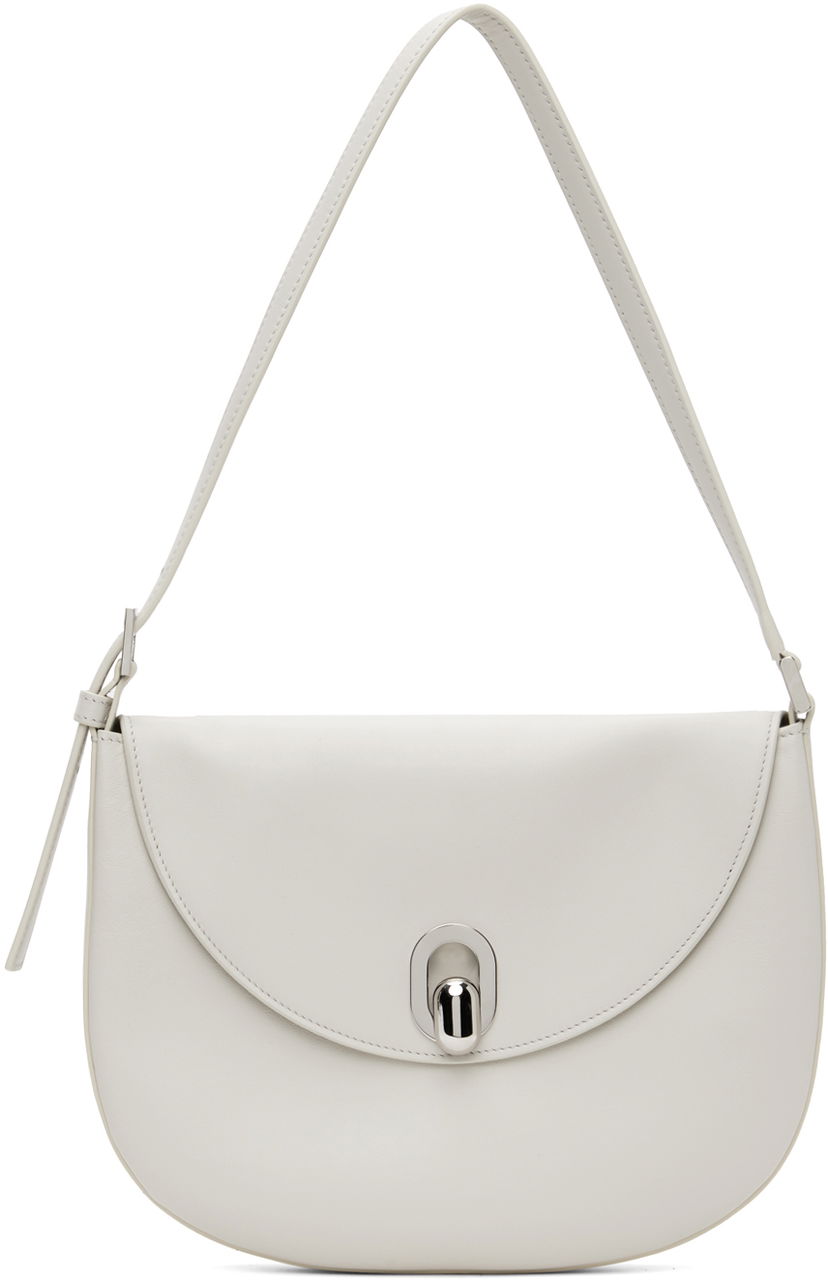 Håndtaske Savette Off-White Small Tondo Bag Hvid | H-008-01-01