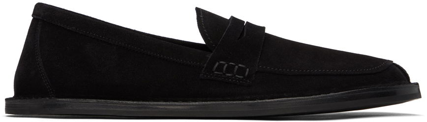 Sneakers og sko The Row The Row Cary Suede Loafers Sort | F2046-L25, 0