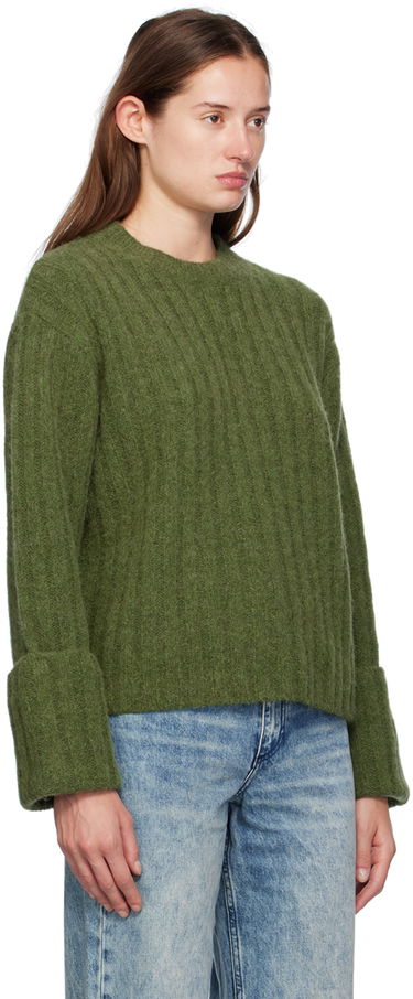 Sweater rag & bone Rag & Bone Stassi Crewneck Sweater Grøn | WAS24F066ON66, 1