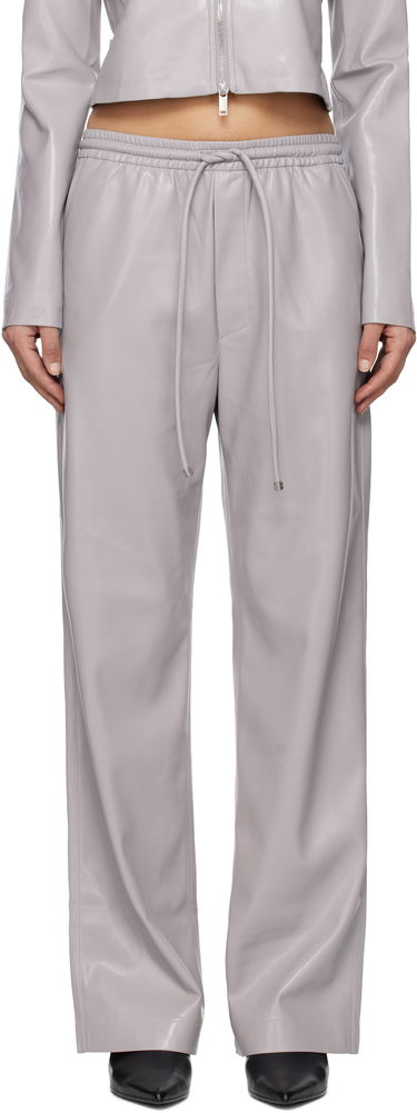 Bukser Nanushka Nanushka Calie Faux Leather Trousers Grå | NW25RSPA06492, 0