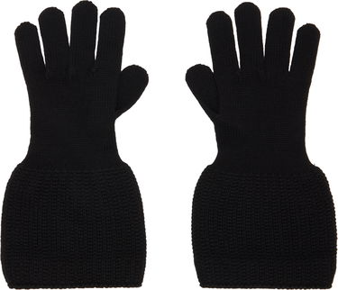 Handsker Yohji Yamamoto YOHJI YAMAMOTO Knitted Gloves Sort | HL-W04-160, 0