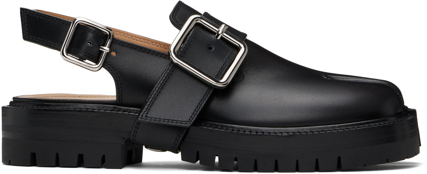 Tilbehør Maison Margiela Maison Margiela Tabi County Slingback Loafers Sort | S58WP0283 P3292, 0