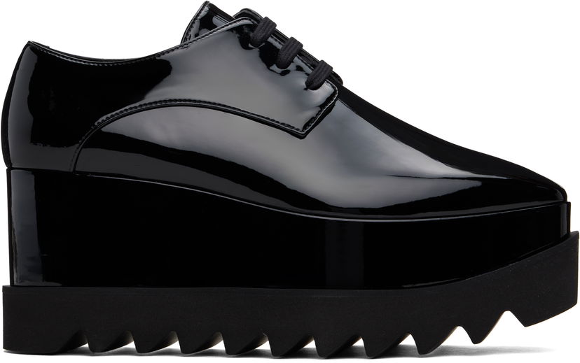 Sneakers og sko Stella McCartney Elyse Monochrome Platform Derbys Sort | 810479AP0AT0