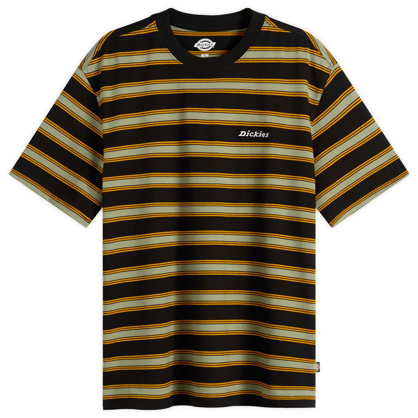 T-shirt Dickies York Stripe Tee Sort | DK0A87QVBLK1