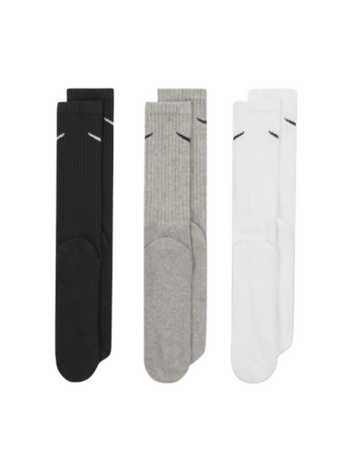 Sokker Nike Cushioned Training Crew Socks (3 Pairs) Metalisk | SX4508-965