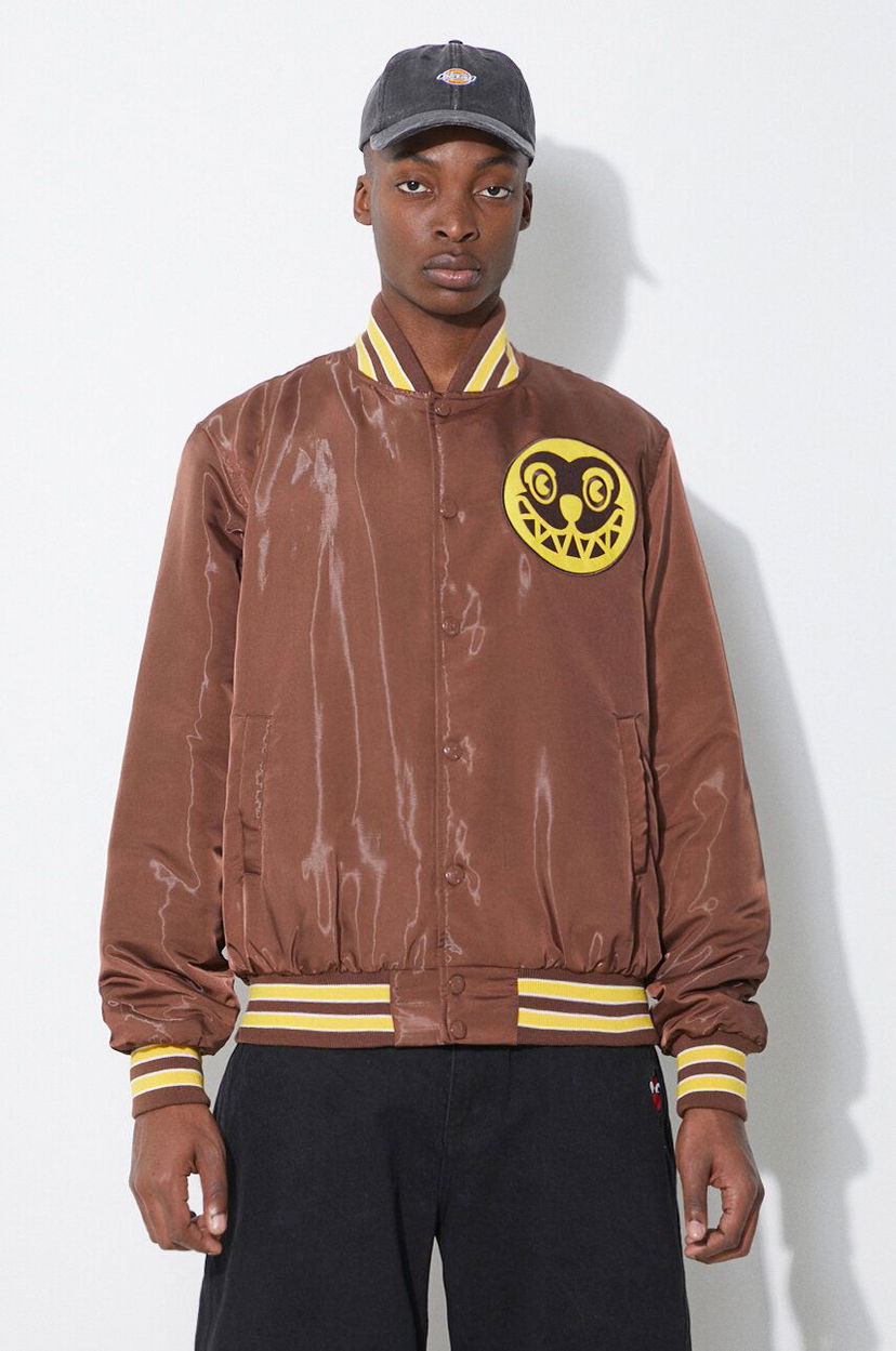 Bomberjakke BBC IceCream ICECREAM Satin Bomber Jacket Brun | IC24107