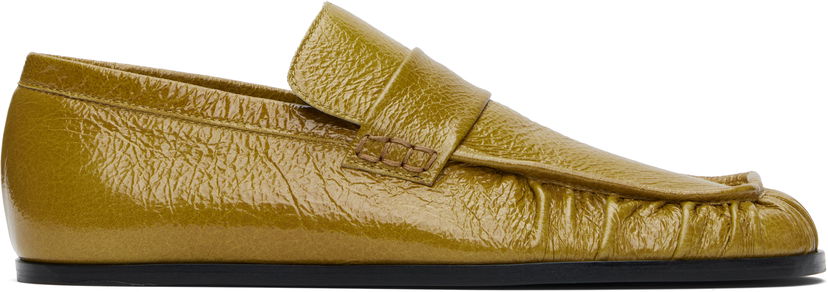 Sneakers og sko Jil Sander Jil Sander Patent Leather Loafers Gul | J16WR0022_P8297