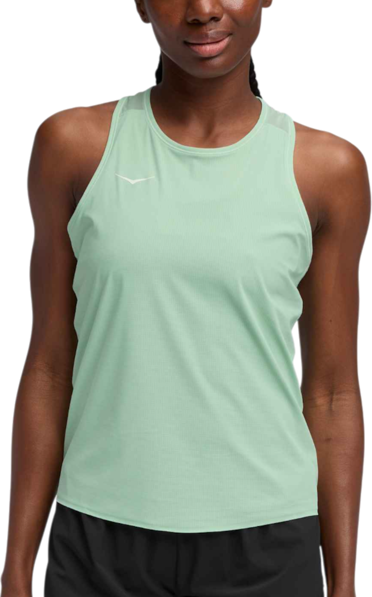 Tanktop Hoka One One Performance Tank Top Airolite Tank 2.0 Grøn | 1175773-jade, 0