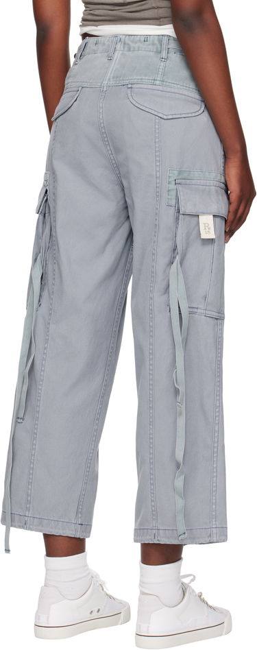 Cargo bukser R13 R13 Cropped Cargo Pants Grå | R13WD320-D279A, 2