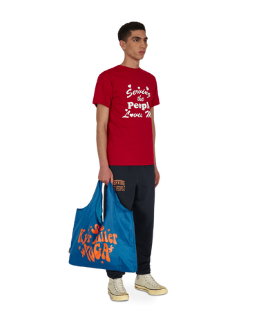 Mulepose Serving the People Kyle Miller Yoga Packable Tote Bag Mørkeblå | STPS21KYLETOTE 005, 4