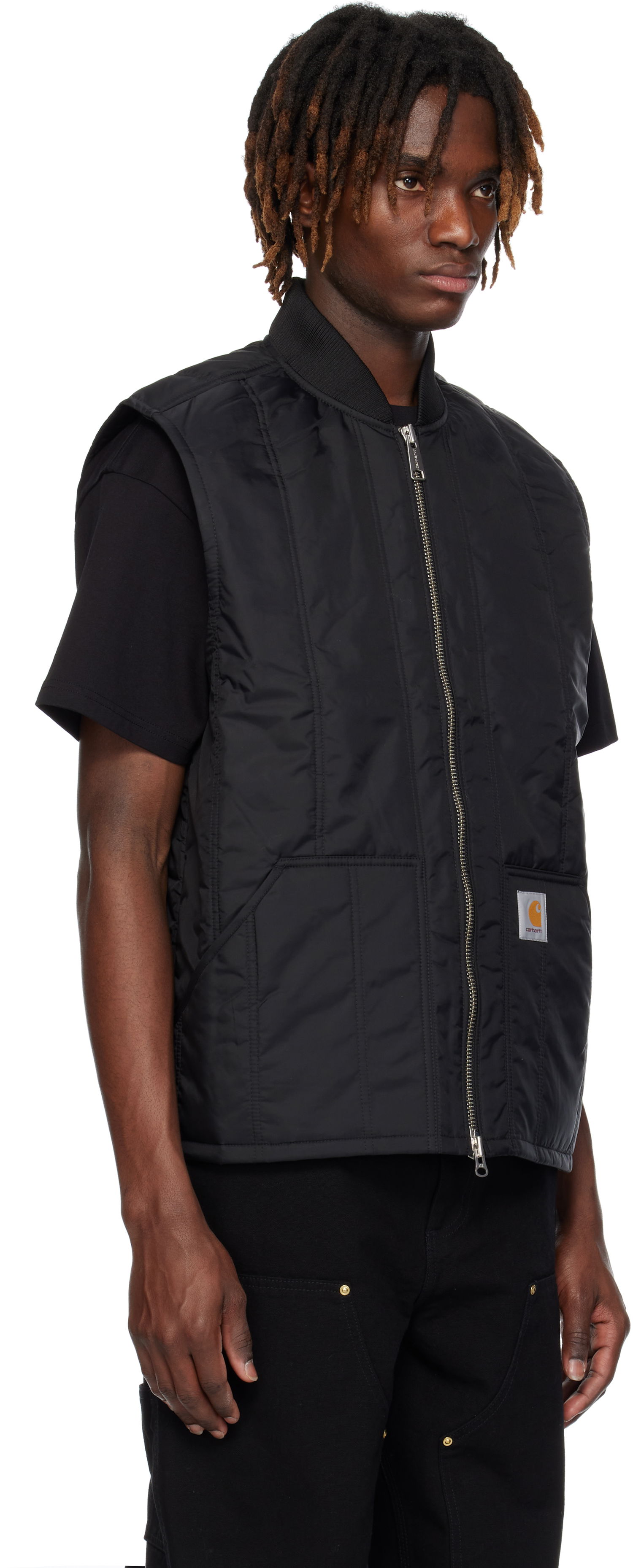 Vest Carhartt WIP Lachlan Liner Vest Sort | I034387, 1