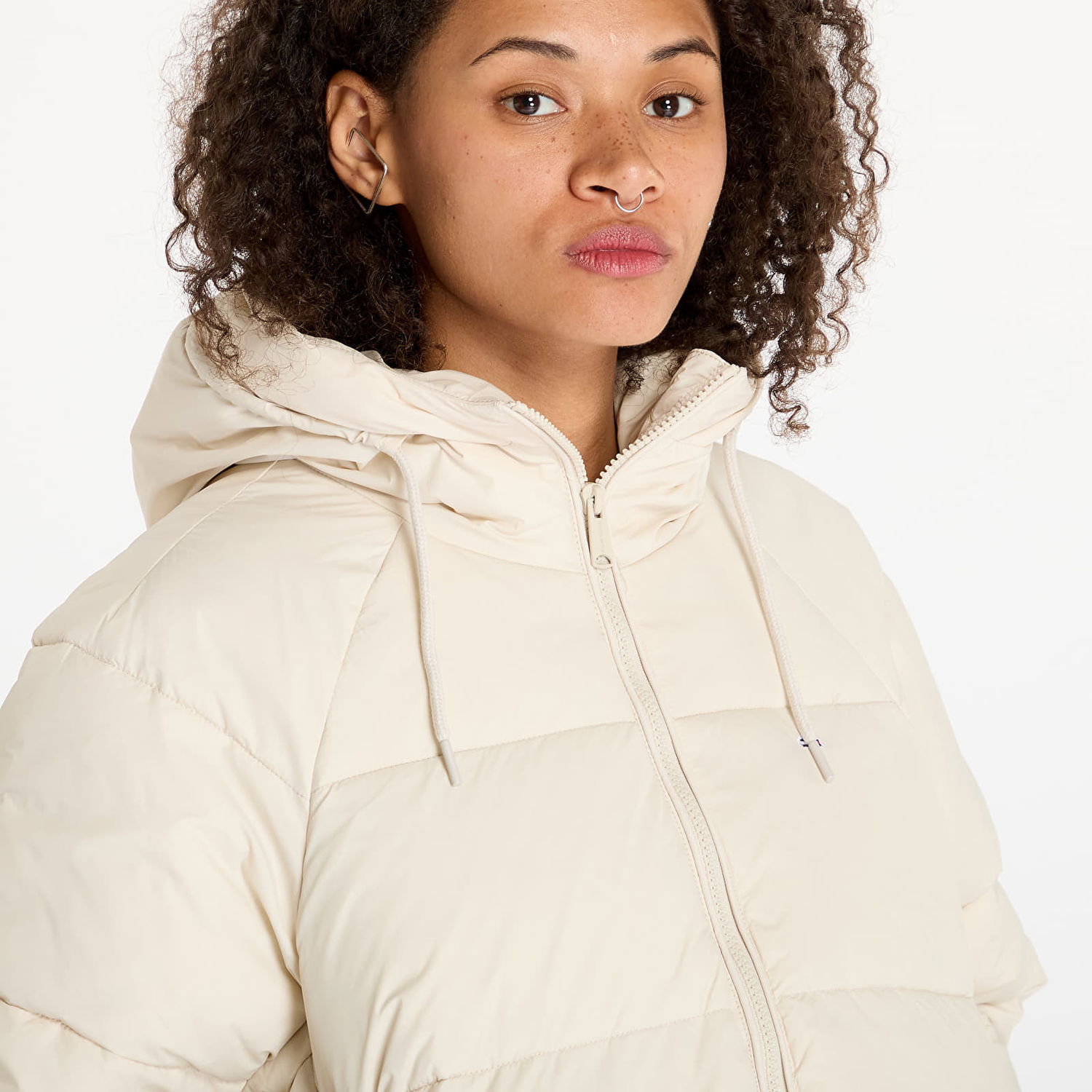 Puffer jakke Tommy Hilfiger Vail Puffer Jacket Beige Beige | DW0DW18841 ACG, 1