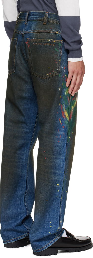 Jeans Vivienne Westwood Vivienne Westwood Ranch Paint Splatter Jeans Blå | 3902000N-W0161-, 2
