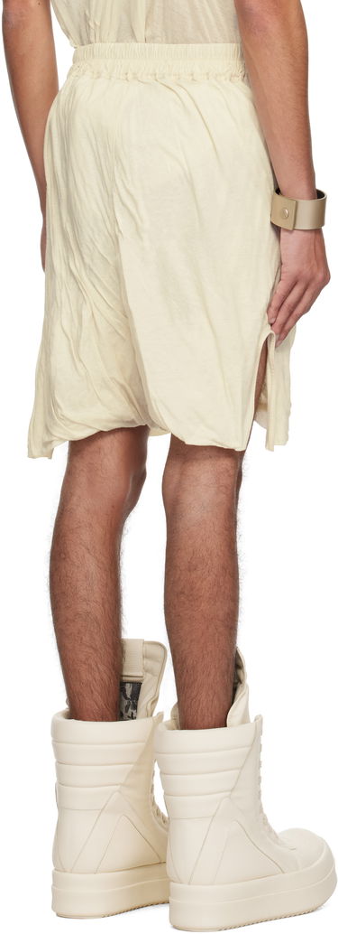 Shorts Rick Owens Rick Owens Hollywood DBL Long Boxers Shorts Beige | RR01E5304 UCDB, 2