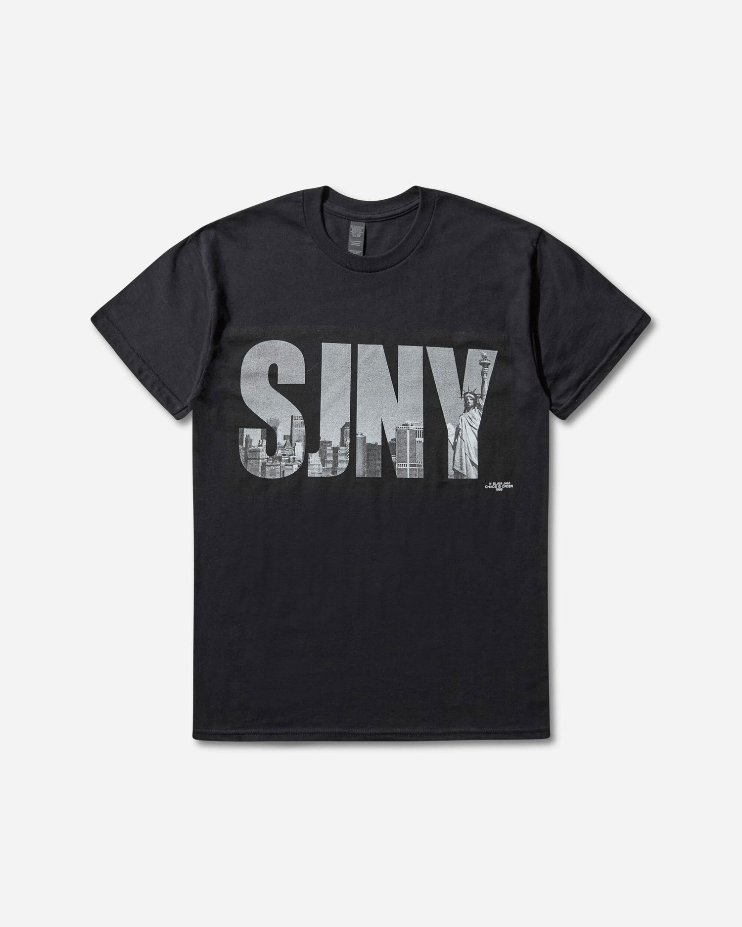 T-shirt Slam Jam New York City Graphic T-Shirt SLAM JAM CHAOS IS ORDER Sort | SJNYCTEE2 BLK, 0