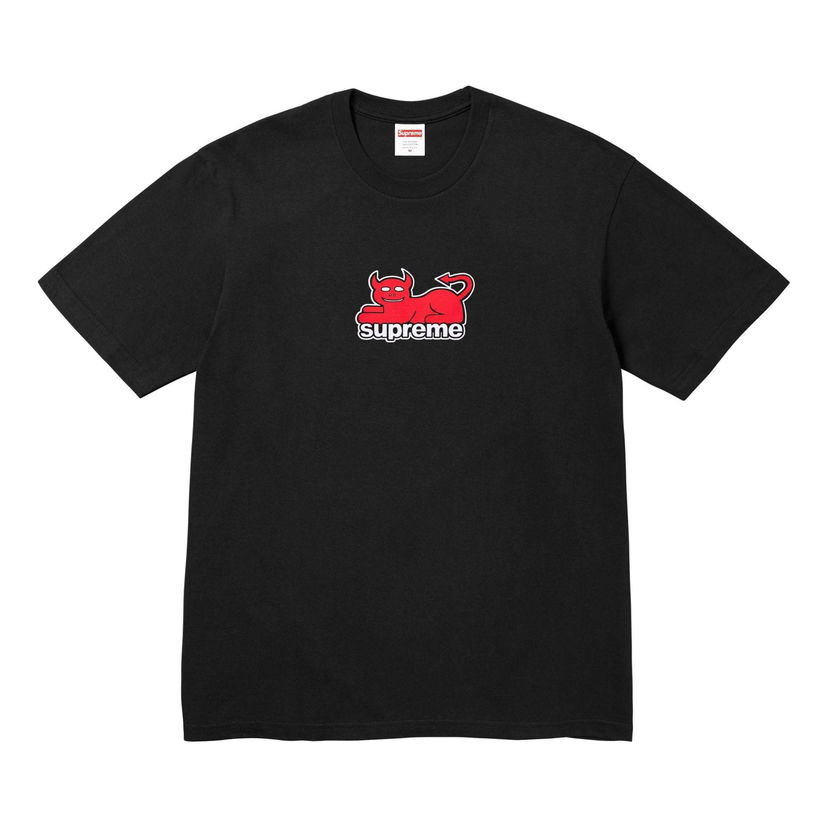 T-shirt Supreme Toy Machine Devil Cat Graphic Tee Sort | SUP-SS24-069