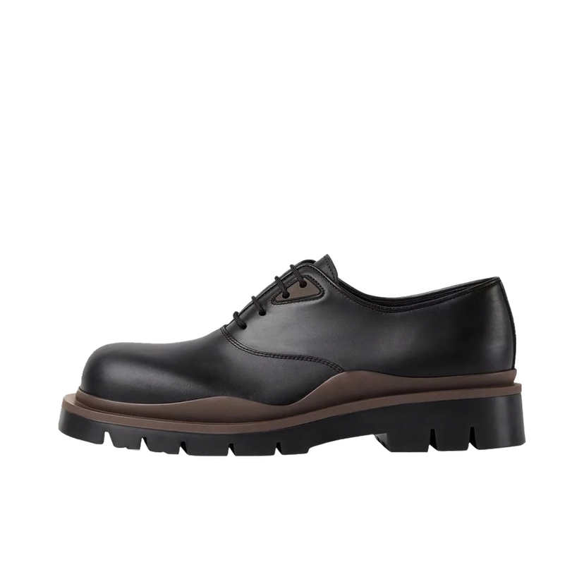 Sneakers og sko Bottega Veneta Tire Lace Up Leather Shoes Sort | 667073VBS501314