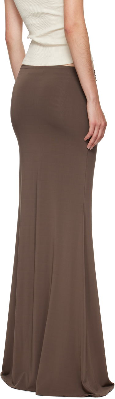 Nederdel AMIRI AMIRI Logo Chain Maxi Skirt Brun | AWSKCA1022, 2