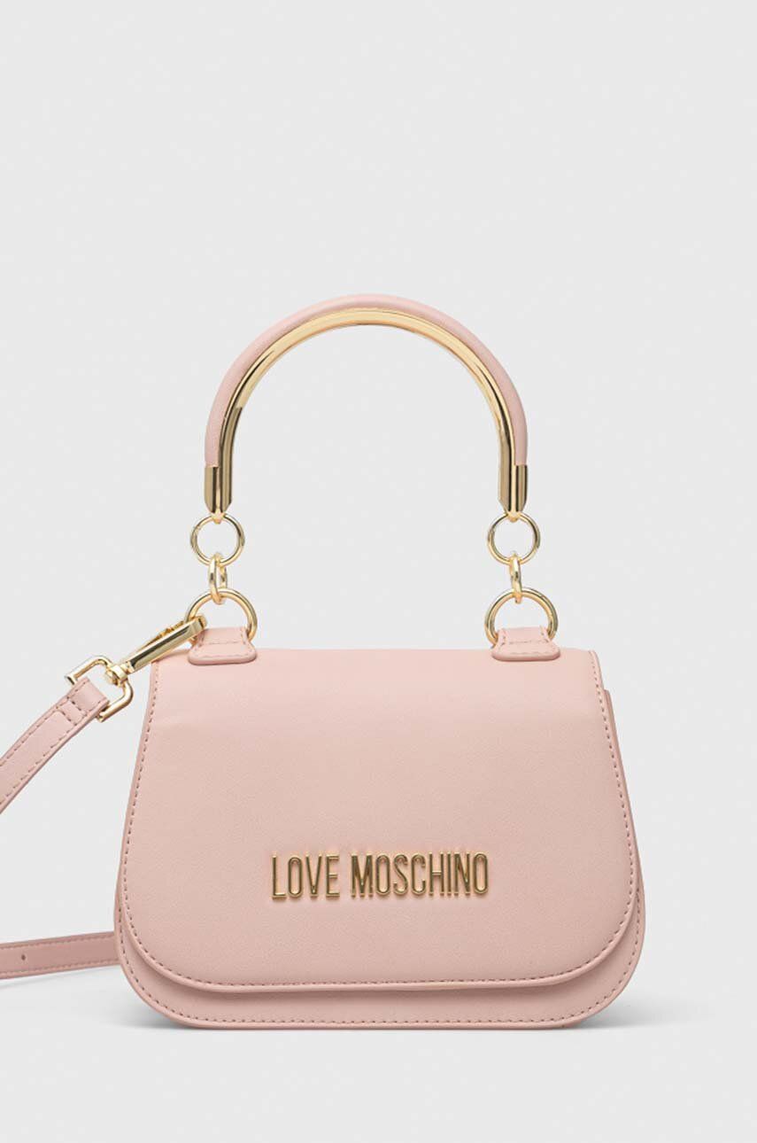Håndtaske Moschino Love Handbag Lyserød | JC4286PP0GKF0609, 0