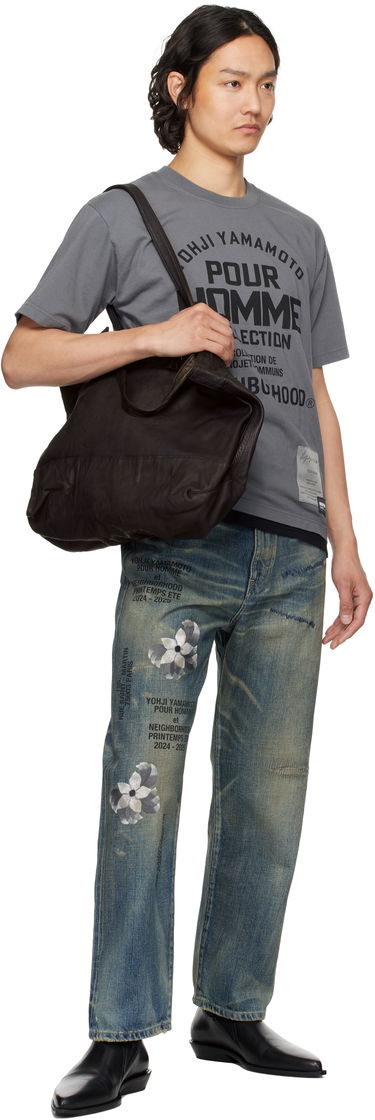 Mulepose Yohji Yamamoto YOHJI YAMAMOTO Horse Double Handle Leather Tote Sort | HP-I01-770, 3