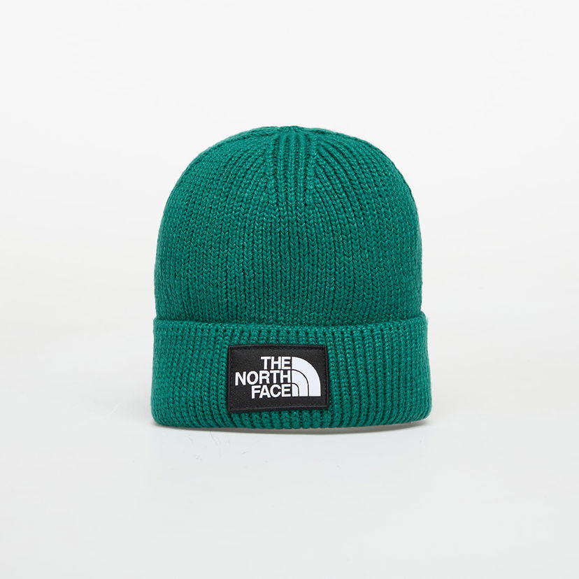 Beanie The North Face Logo Box Cuffed Beanie Grøn | NF0A8CHENL11