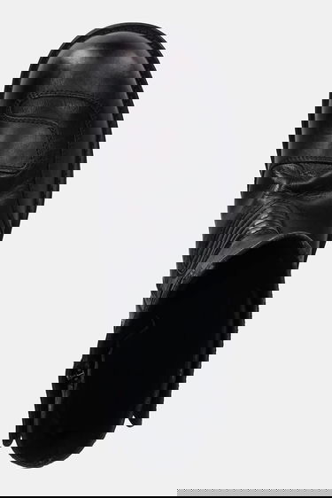 Sneakers og sko Maison Margiela MM6 Maison Margiela Ribbed Leather Boots Sort | SH3WU0015.P7431.T8013, 3