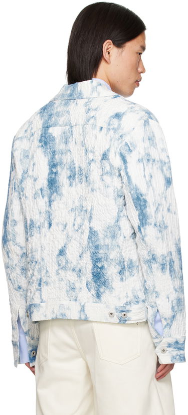 Jakke Feng Chen Wang Feng Chen Wang Printed Jacket Blå | FUS17JK23, 2