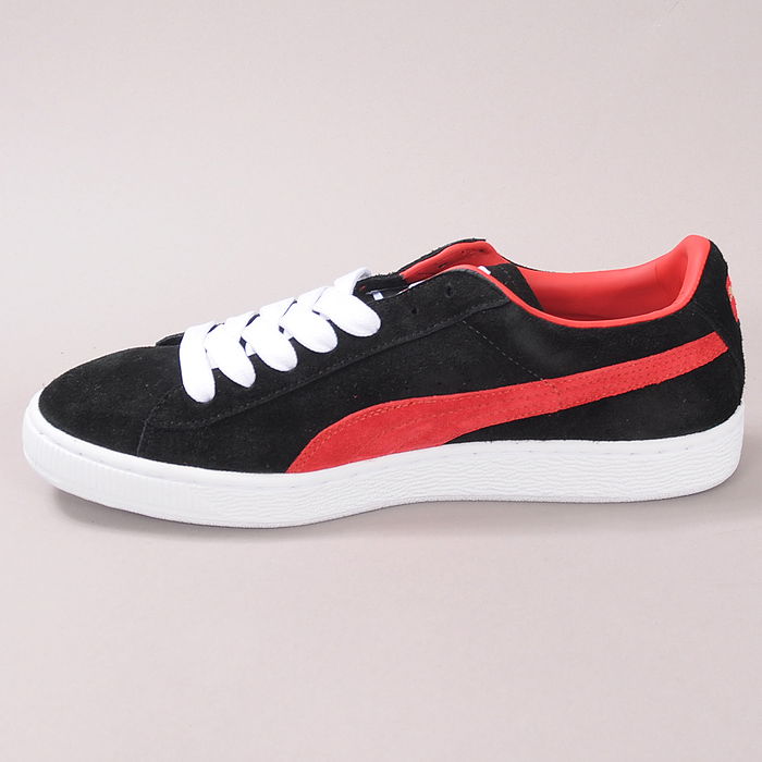 Sneakers og sko Puma Suede Archive Eco black / ribbon red / gold foil Sort | 352421 19, 1