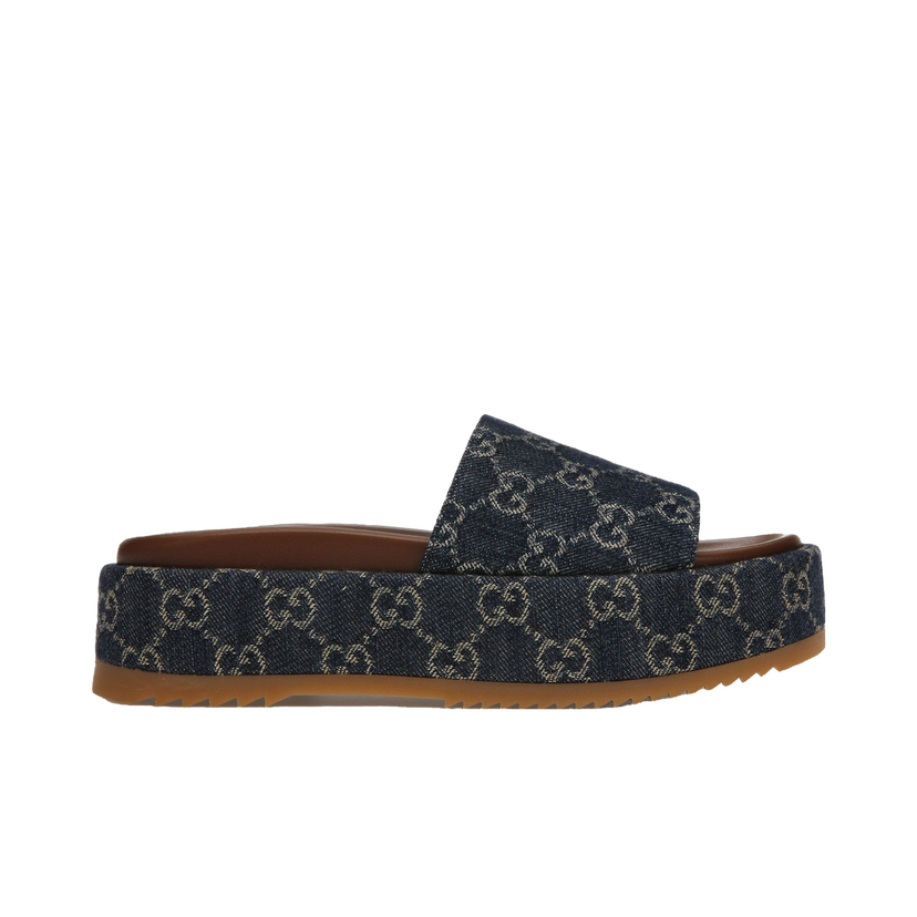 Sneakers og sko Gucci Angelina Platform 55 mm Sandal Sort | ‎623212 2KQ00 4402