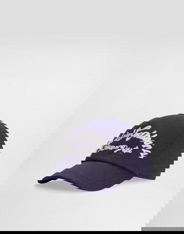 Kasket Dolce & Gabbana Dolce & Gabbana Gabardine Baseball Cap with Logo Mørkeblå | LB4H80G7O2XB0309, 3