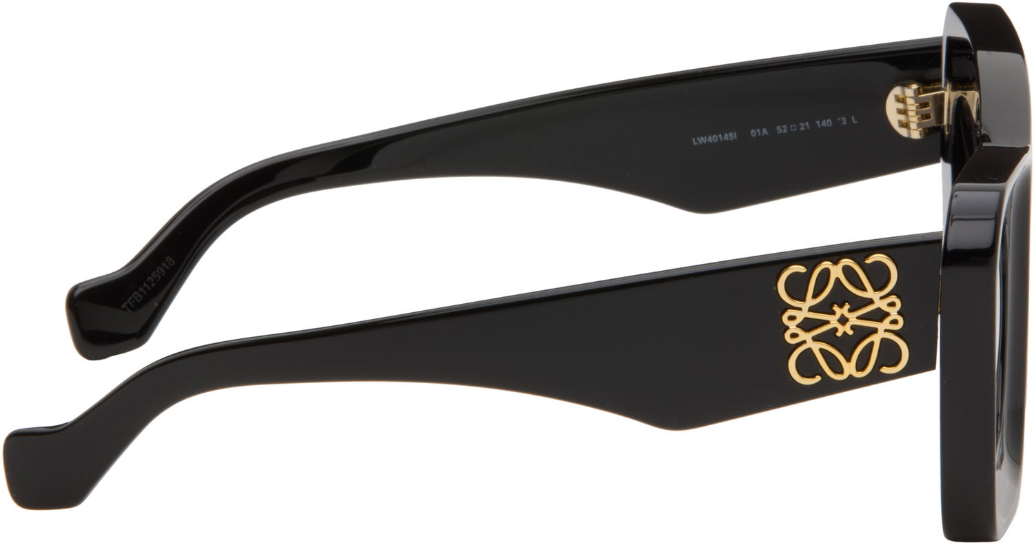 Solbriller Loewe Anagram Square-Frame Acetate Sunglasses Sort | LW40145I5201A 192337178962, 1