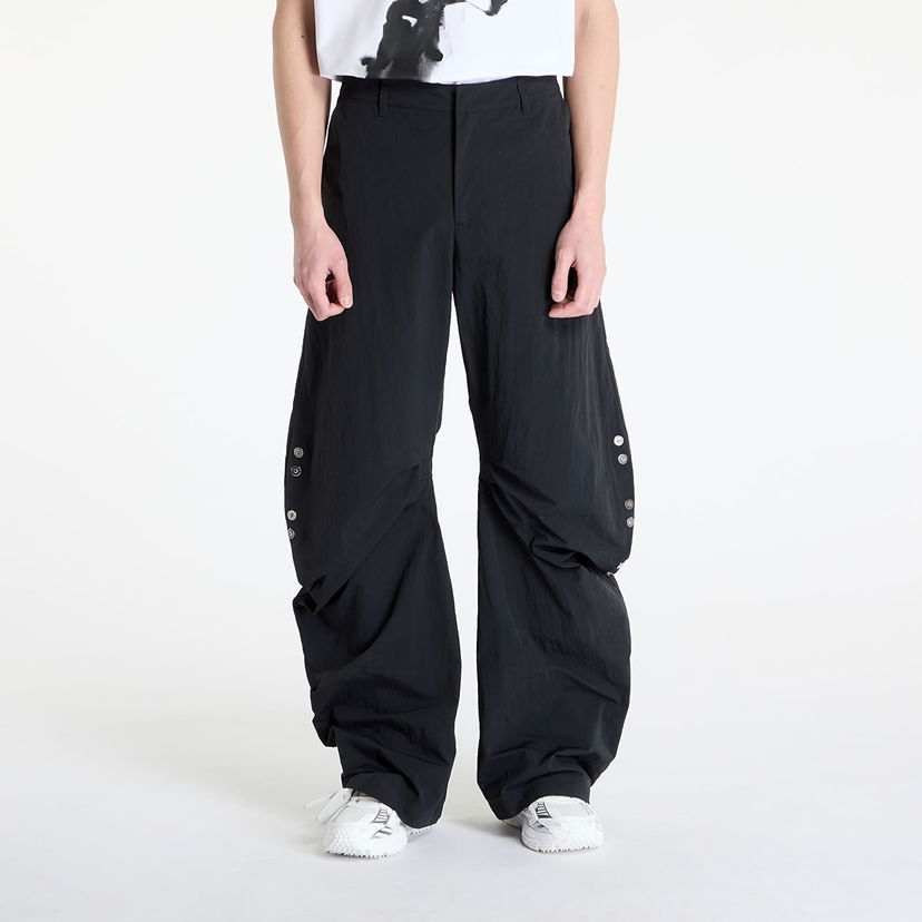 Cargo bukser HELIOT EMIL HELIOT EMIL Ferro Wide-Leg Trousers Sort | SS25_M_10_193_BLK01