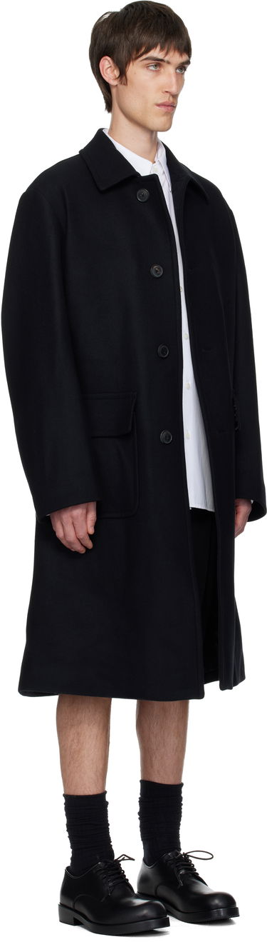 Frakker Dries Van Noten Dries Van Noten Wool Coat Sort | 252-020209-2216, 1