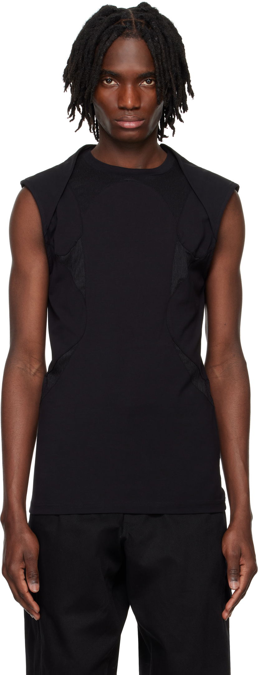 Tanktop HELIOT EMIL HELIOT EMIL Evolute Tank Top Sort | PRESS25_M_09_131_BLK01