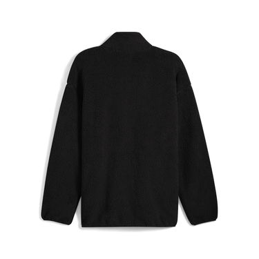 Jakke Puma Essentials Elevated Relaxed Fit Faux Shearling Full-Zip Jacket Sort | 688259_01, 4