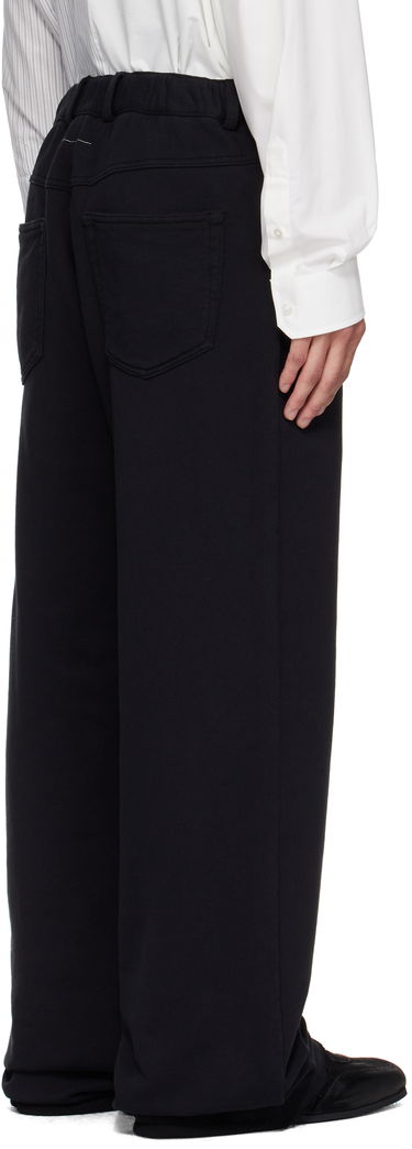 Bukser Maison Margiela MM6 Maison Margiela Cotton Sweatpant Trousers Sort | SH0KA0056 M25014, 2