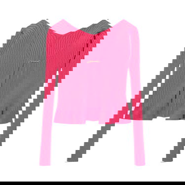 Sweater Jacquemus La Maille Pralu Longue Cardigan Lyserød | 213KN500 2190 430, 1