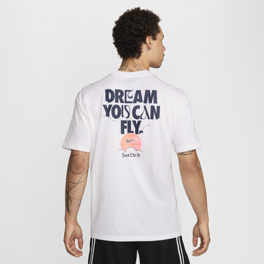 T-shirt Nike Max90 Basketball Tee Hvid | FZ8083-100, 0