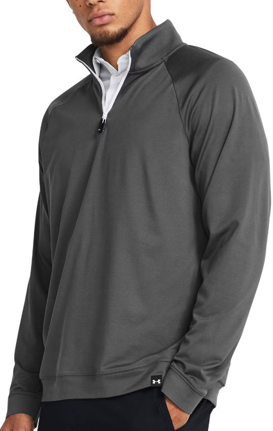Sweater Under Armour Midlayer Quarter-Zip Long Sleeve Pullover Grå | 1383254-025