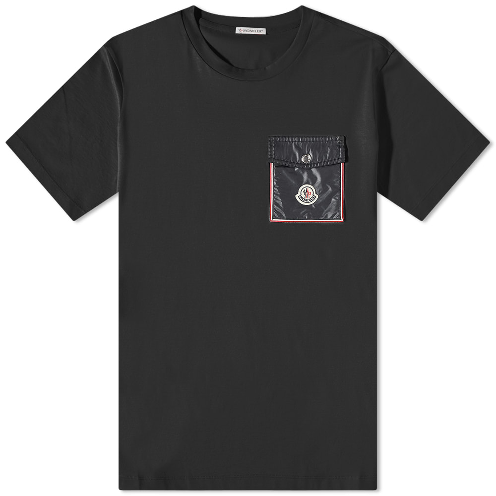 T-shirt Moncler Pocket Tee Sort | 8C000-56-8390Y-999, 0