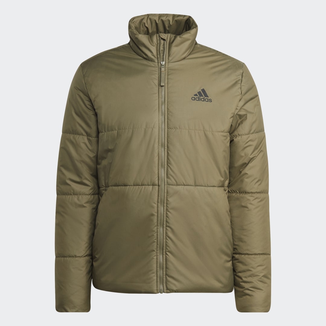 Puffer jakke adidas Performance 3-Stripes Insulated Jacket Grøn | HT8710, 0