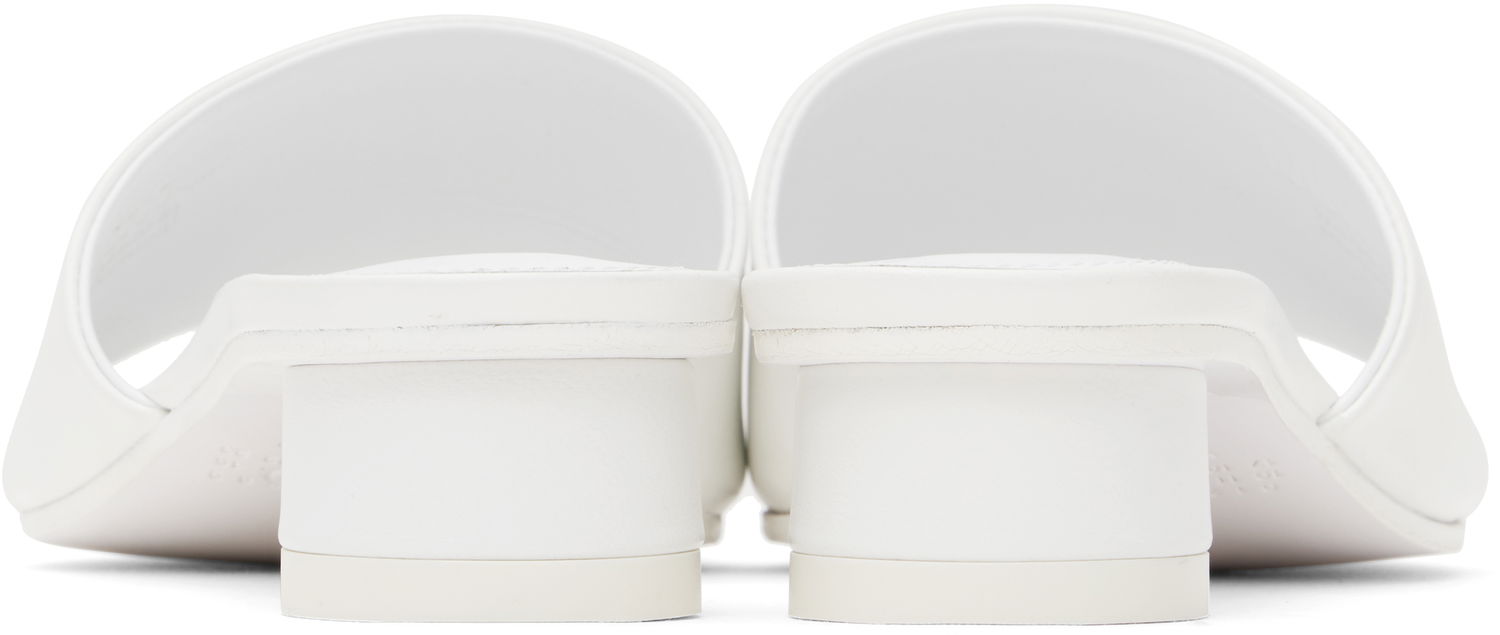 Skopleje Maison Margiela MM6 Maison Margiela Anatomic Heeled Sandals Hvid | S66WP0109 P3628, 1