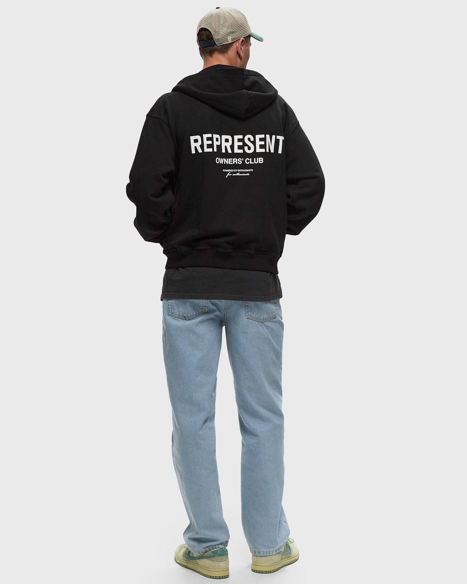Sweatshirt Represent Clo REPRESENT OWNERS CLUB ZIP HOODIE Sort | OCM41122-001, 1