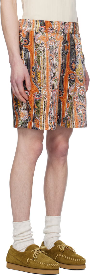 Shorts ISABEL MARANT Isabel Marant Paisley Vega Shorts Orange | SH0236HA-C2I08H, 1