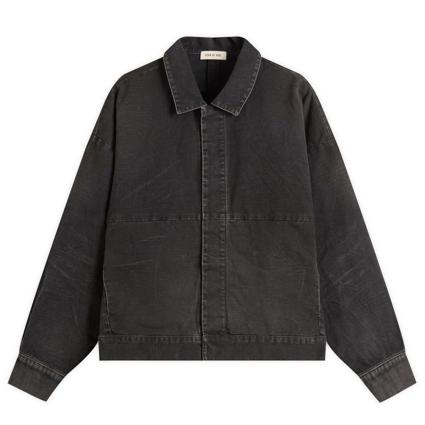 Jakke Fear of God Canvas Utility Jacket, Size Medium Sort | FG25FW42-423CNV-020