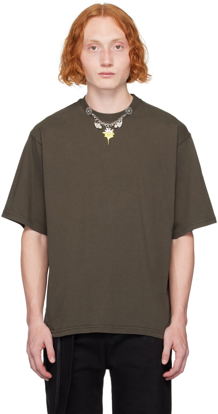 T-shirt Ottolinger Ottolinger Charm T-Shirt Grøn | 1150102521