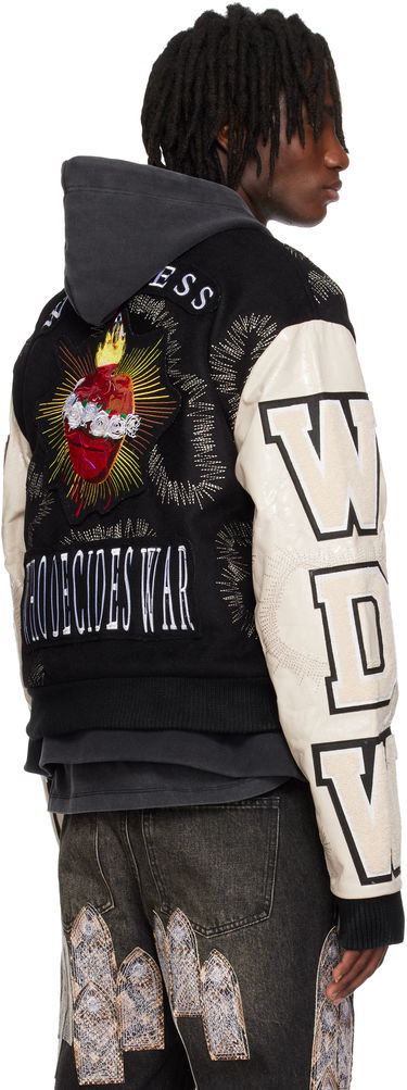 Bomberjakke Who Decides War Who Decides War Namesake Varsity Bomber Jacket Sort | 1130070002SE25, 2
