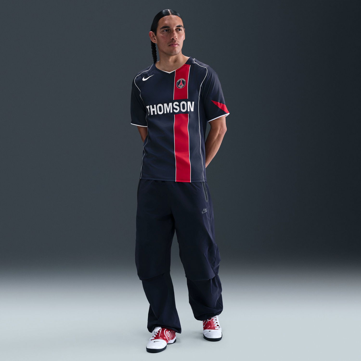 Jersey Nike Paris Saint-Germain 2004 Total 90 Reissue Jersey by Nike Mørkeblå | if9578-410, 1