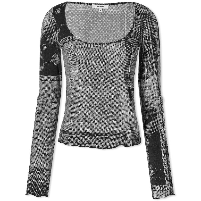 T-shirt Miaou Miaou Victoire Long Sleeve Top Sort | 7116TJBSCI